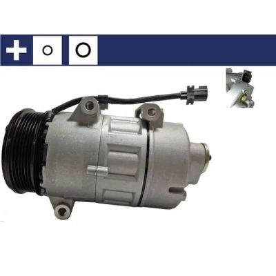 Imagen de MAHLE ORIGINAL ACP 1331 000S Compresor de Aire Acondicionado 7VS16ic 12 PAG 46 YF R 1234yf, 134 a con junta anular FORD: MONDEO 4, S Max Mk1 norauto