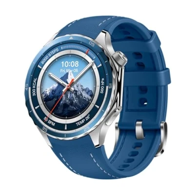 Imagen de OPPO Watch X2 Smartwatch Pantalla AMOLED 1.5 Batería hasta 16 días Google Apps &amp; Wear OS ECG, SpO2 100+ Deportes Resistente IP68 5ATM Azul