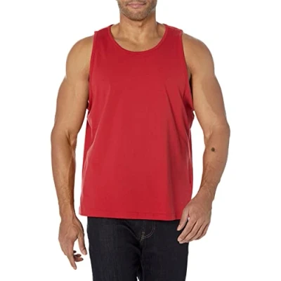 Imagen de Amazon Essentials Camiseta de Tirantes Ajuste Normal Hombre, Rojo, XL