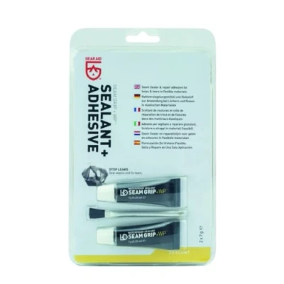 Imagen de Gear Aid Seam Grip WP Waterproof Sealant and Adhesive 7 g (2 Pack) onderhoud