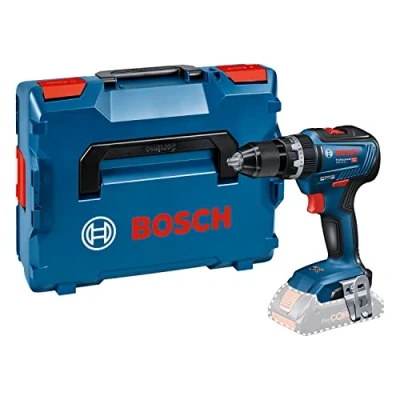 Imagen de Bosch Professional GSB 18V 55 Taladro percutor a batería (18V, Nm, sin batería, en L BOXX), Azul, Solo
