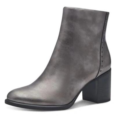 Imagen de MARCO TOZZI Botín de Mujer con Cremallera y Slip 2 25391 43, Botas Moda, Gris Peltre, 37 EU