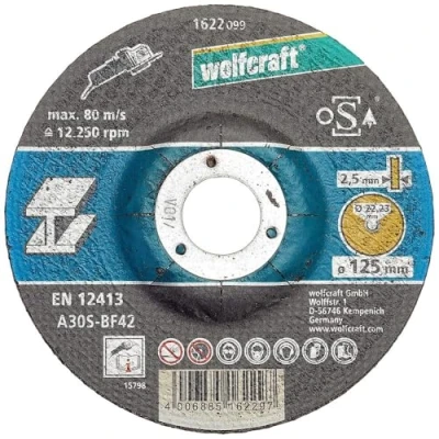 Imagen de wolfcraft Disco para cortar metales, centro rebajado I 1622300