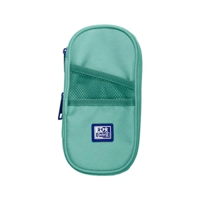 Imagen de Oxford B MAX, Estuche Escolar con Goma Elástica, Material Reciclado RPET, Color Ice Mint