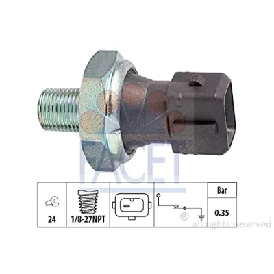 Imagen de FACET 7.0091 Sensor de Presión Aceite 1/8 27NPT Made in Italy OE Equivalent HONDA: Accord 6 Limousine, CIVIC Hatchback, Fastback