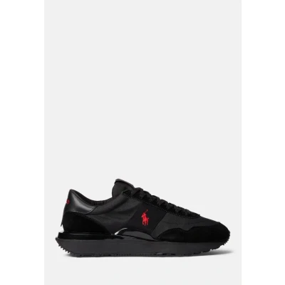 Imagen de Polo Ralph Lauren Train Unisex Zapatillas Triple black/red, Talla: 42, black/red Zapatos