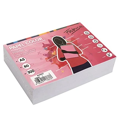 Imagen de Pack 500 Hojas Color Blanco Tamaño A5 80gr
