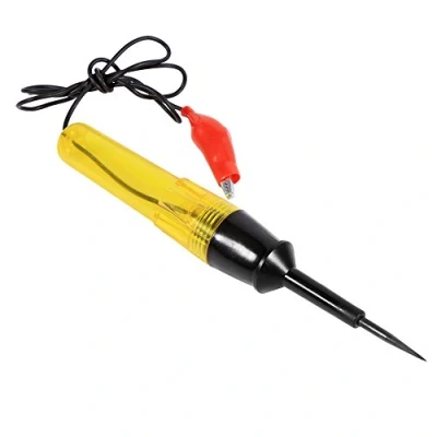 Imagen de Qiilu Punta de Pruebas 12v/24v, 6V 12V 24V DC Voltaje del Camión coche Probador Motocicleta Volt Tester Sonda Pen Auto Automotriz