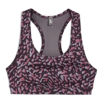 Imagen de Puma Keeps BRA Sujetadores deportivos con sujeción media, Mujer, Talla: XS, Midnight plum