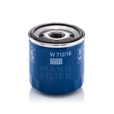 Imagen de MANN FILTER W 712/16 Filtro de aceite M 20 X 1.5 con válvula bloqueo retorno enroscable FIAT: Doblo I Familiar, Stilo Hatchback