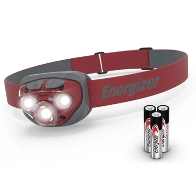 Imagen de Energizer Linterna Frontal LED, Luz Cabeza, Camping, Deporte, 315 Lumenes, Pilas Incluidas