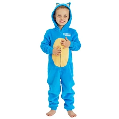 Imagen de Sonic The Hedgehog Mameluco personalizado con capucha para niños, Sonic, 7 8 años
