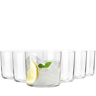 Imagen de Krosno Altos Vasos Copas de Cerveza Cider Conjunto 6 Piezas 350 ML Mixology Collection Perfectos para Uso en Casa, Restaurante y Fiestas Apto Lavavajillas
