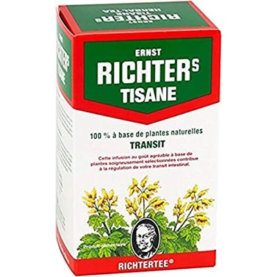 Imagen de Ernst Richter infusión de hierbas Tisana 100% natural Regulación tránsito 1 x 20 bolsitas 2g