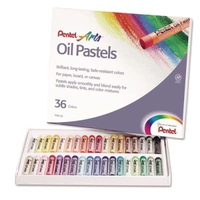 Imagen de Pentel Oil Pastels Juego de ceras pastel al aceite, 36 unidades