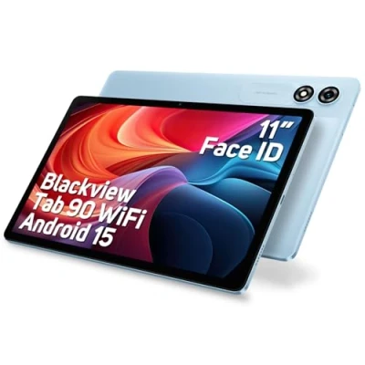 Imagen de Blackview Android 14 Tablet Tab90Wifi, 12GB RAM 128GB ROM/1TB TF Gaming Tablets 11 Pulgadas, Widevine L1/8200mAh/5G WiFi/8MP+13MP/Face ID/Bluetooth 5.0/2 Altavoces/3.5mm Jack/2024 Octa Core