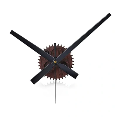 Imagen de Lafocuse Agujas Reloj de Pared Grande 40cm, Silencioso Vintage sin Marco, DIY Solo Metal Marrón Mecanico, Decorativo Tictac para Salon Comedor Casa