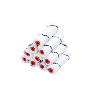 Imagen de ProDec Advance Paquete de 10 mini rodillos microfibra pelo medio 4 pulgadas para pinturas emulsión y manchas madera