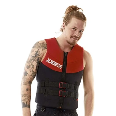 Imagen de Chaleco salvavidas neopreno para hombre Jobe, color rojo, tamaño XL+