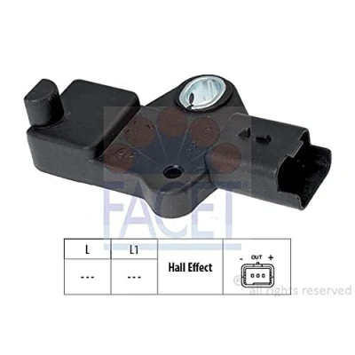 Imagen de FACET 9.0524 Sensor de Cigueñal Made in Italy OE Equivalent PEUGEOT: 307 SW, 407 Berlina, Hatchback, CITROËN: C4 Picasso 1, C5 II Hatchback
