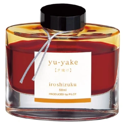 Imagen de Pilot Iroshizuku 69210 Tinta de pluma estilográfica Yu Yaki Sunset Orange (50 ml)