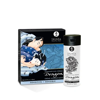 Imagen de Crema Dragón Sensitive de Shunga, erecciones más fuertes y duraderas