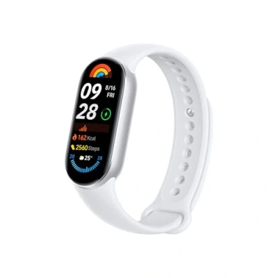 Imagen de Pulsera de actividad Xiaomi Smart Band 9, 1.62&quot; AMOLED, Batería hasta 21 días, Módulo monitorización salud y entreno, Plata