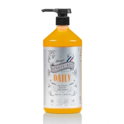Imagen de Beardburys Daily Champú de Uso Frecuente, Limpieza Suave para Todo Tipo Cabello, Fórmula Hidratante sin Sulfatos Cabello Sano y 1 litro