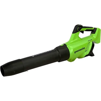 Imagen de Greenworks GD40AB Soplador de Hojas a Batería con Control Crucero, Motor SIN Escobillas, 210 km/h, 15,6 m3/min, Función Turbo, 40V y Cargador, Garantía 3 Años