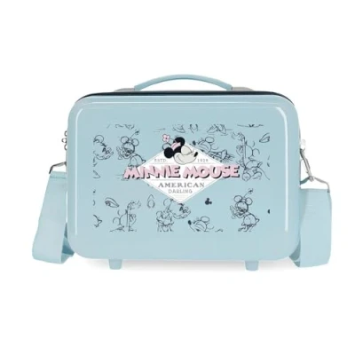 Imagen de Joumma Disney Minnie American Darling Nececer Adaptable Azul 29x21x15 cms Rígido ABS 9,14L 0,8 kgs