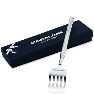 Imagen de Rascador Trasero Extensible Portable con la manija telescópica Acero Inoxidable Back Massager Body Massage Tool