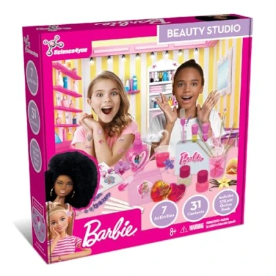 Imagen de Science4you Kit de Fabricación Jabón y Perfume Barbie, Crea tus Propios Jabones Perfumes, Tatuajes Temporales, Manualidades Barbie para Niñas, Regalo Niños 8 9 10 11+