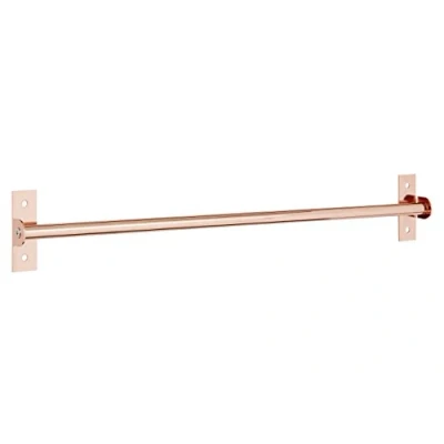 Imagen de Premier Housewares Sorello Barra para Colgar, Hierro, Oro Rosa, 4 x 60 9 cm