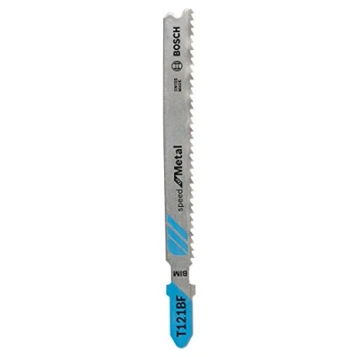 Imagen de Bosch Professional 5x Hojas de Sierra calar T 121 BF Speed for Metal (para Láminas acero, accesorios calar)