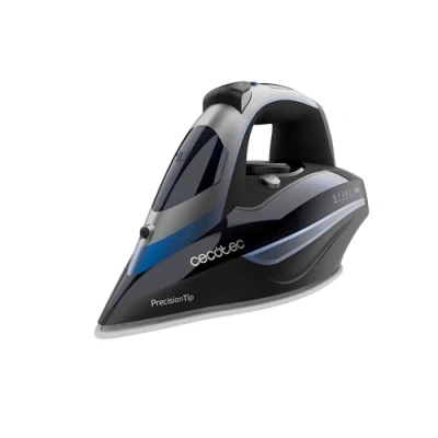 Imagen de Cecotec Plancha Horizontal con Bomba IronHero 3200 i Pump. W, Tecnología Power Steam, Golpe de Vapor 285 g/min, Suela Turbo Anodized Pro, Sistema Antigoteo, Cyclo Clean, Auto Off