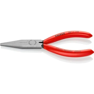 Imagen de Knipex Alicate de boca larga negro atramentado, recubiertos plástico 140 mm (cartulina autoservicio/blíster) 30 11 SB