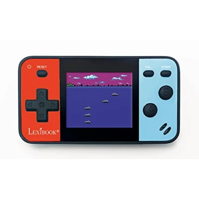 Imagen de Lexibook, Cyber Arcade Pocket, Consola de Juegos portátil, 150 Juegos, Pantalla LCD en Color 1,8&quot;, Juguete para niños, Azul / Rojo, JL1895