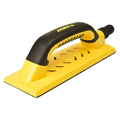 Imagen de Mirka Lijadora manual con velcro y aspiración para tiras de lijado 80x230mm, bloque lijar masilla, yeso, madera, sin polvo, 8391200111