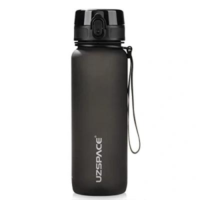 Imagen de UZSPACE Botella Agua Deportiva,500ml/800ml/1000ml/1.5l, Tritan Sin BPA. Evitar Fugas de y Ideal para el Ejercicio los Deportes al Aire Libre