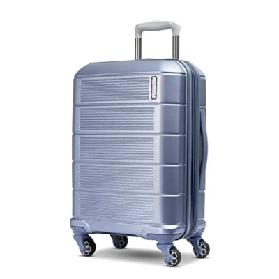 Imagen de American Tourister Stratum XLT 2.0 Equipaje rígido expandible con Ruedas giratorias, Azul De La Pizarra, 20 Inch Carry On, giratorias