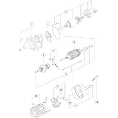 Imagen de MAHLE ORIGINAL MS 271 Motor de arranque 12V 3,1kW 9 89,0mm estanco al aceite