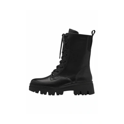 Imagen de Tamaris Comfort 8 85215 43 Botas Planas de Encaje, Moda Mujer, Negro, 36 EU Ancho