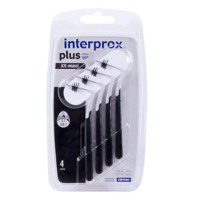 Imagen de Interprox Plus XX Maxi Spazzolino Interprossimale Colore Nero 4 Pezzi