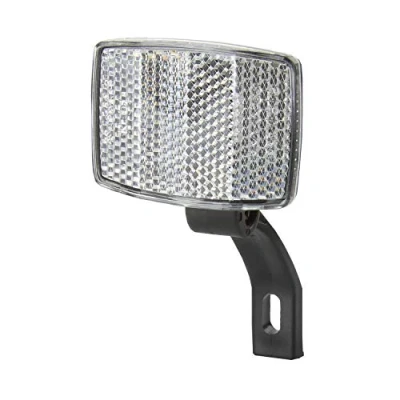 Imagen de cyclingcolors Reflector Bicicleta MTB Delantera Blanco ángulo Ajustable reflectores Reflectante
