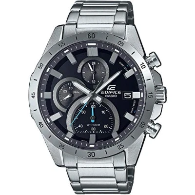 Imagen de Casio Reloj Cronógrafo para Hombres de Cuarzo con Correa en Acero Inoxidable EFR 571D 1AVUEF
