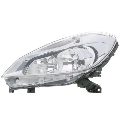 Imagen de VALEO ORIGINAL PART 088947 Faros izquierda H7 Halógena transparente con luz de para circulación por la derecha sin servomotor reg. alcance luces
