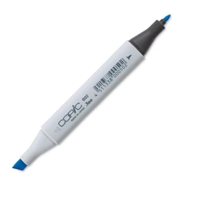Imagen de Copic Classic B02, Robin&#039;s Egg Blue, Rotulador Doble con Punta Media y Fina