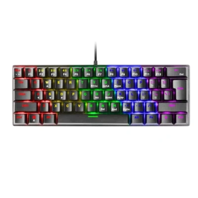 Imagen de Mars Gaming MK60 Negro, Teclado Mecánico FRGB, Antighosting, Switch Azul, Idioma US