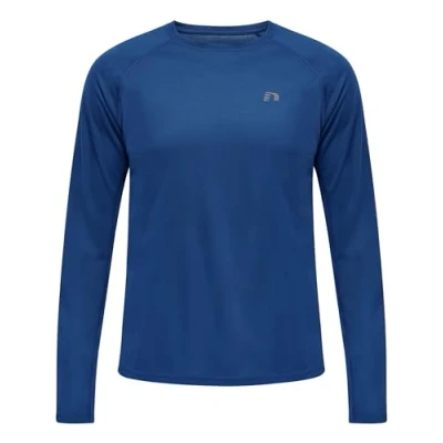 Imagen de newline Men Core Running T Shirt L/S Camiseta, Hombre, True Blue, L