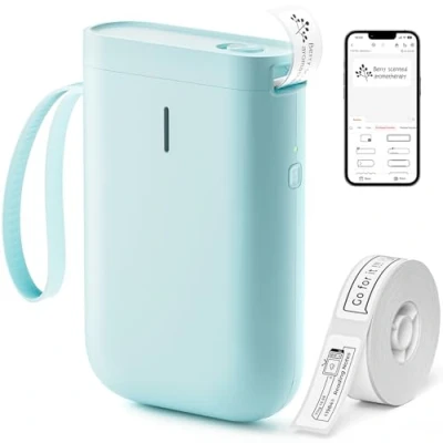 Imagen de NIIMBOT Label Maker Machine D11 Portable Wireless Connection Printer Tape Included Multiple Templates Available for Smartphone Tablet Easy to Use Office Home Organization